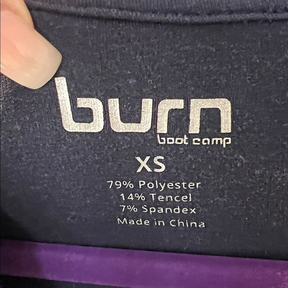 GUC Navy Blue Burn Boot Camp Zip Up Hoodie- Size XS - Picture 3 of 5